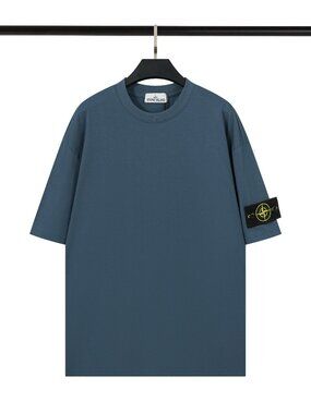 Stone Island Blue Short Sleeve Tee